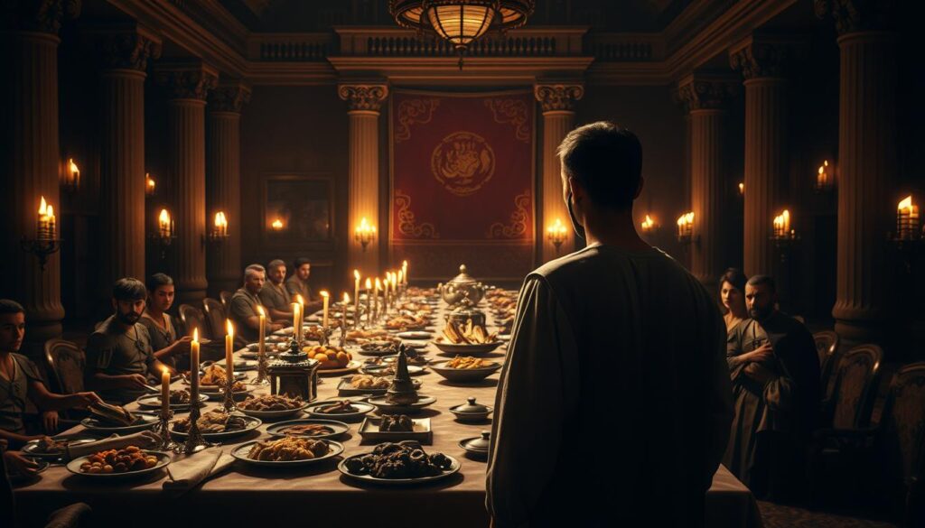 The food test in Daniel